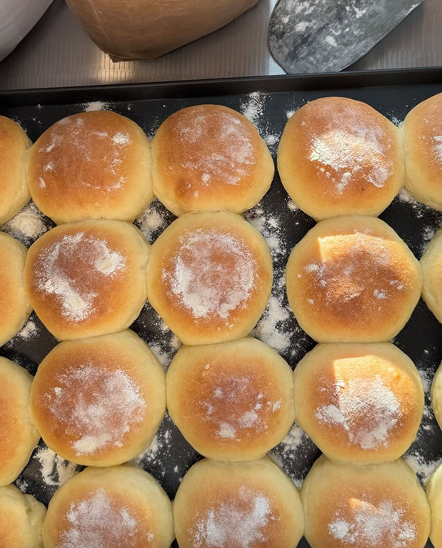 Selbstgemachte Burger Buns Jokimaja