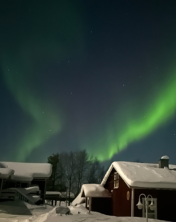 Nordlichter über Jokimaja